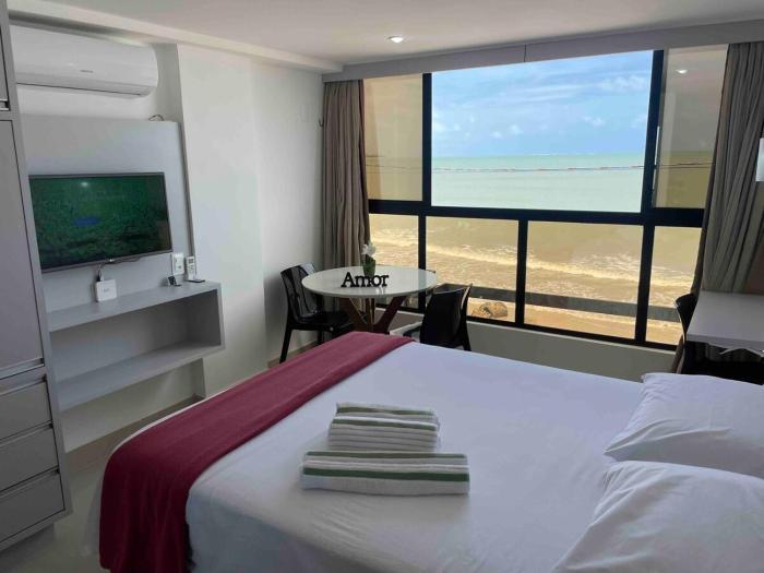 Flat Pe na Areia Frente Mar 101 Bessa