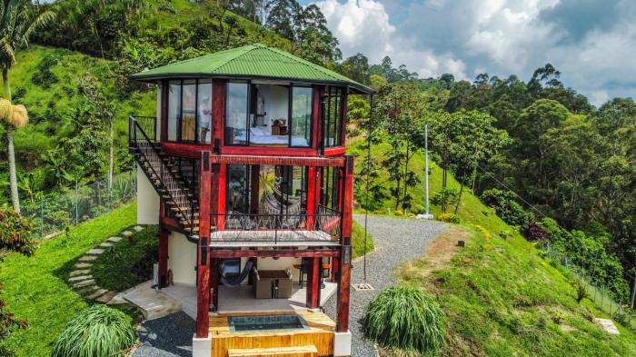 La mejor vista del eje cafetero en el Chalet La Gitana