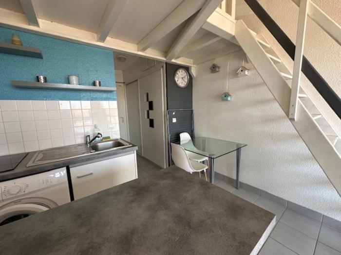 Studio mezzanine climatisé 4 pers à Le Barcarès - FR-1-799-56