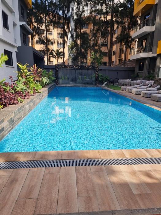 Studio Apartment with a Gym, Swimming pool, Sauna in Kilimani, Nairobi
