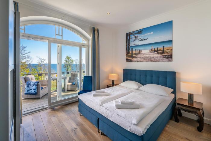 Ferienwohnung Schilfrohr Meerblick Kamin Sauna