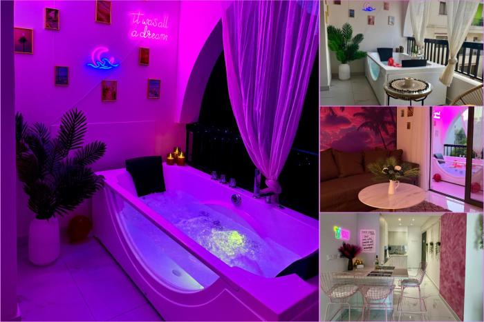Colorful Vibes&Jacuzzi Nights Sunny Escapes Cyprus