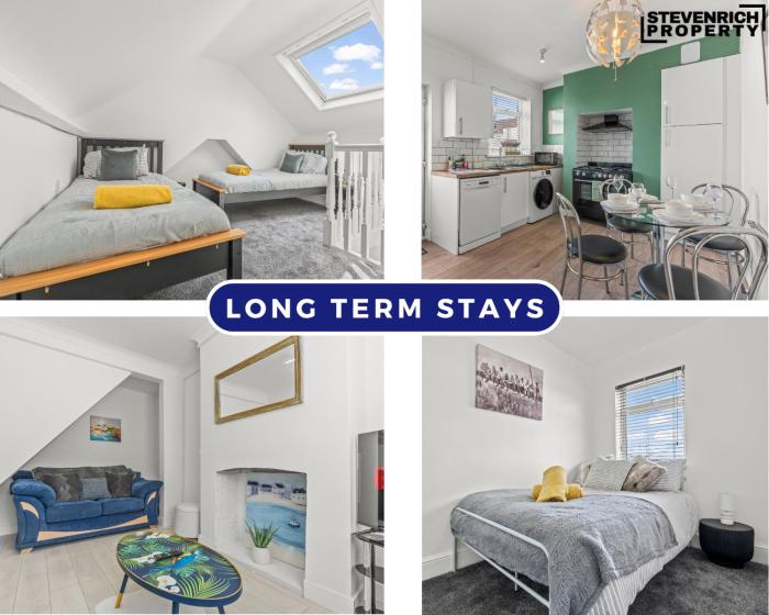 Long Stays, Contractors & Re-locators, 3BR House, Parking, Sleeps 6