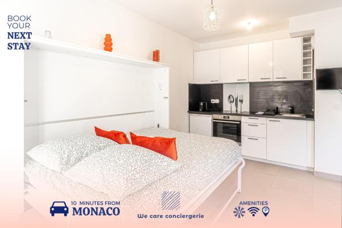 Charming Studio with Parking near Monaco