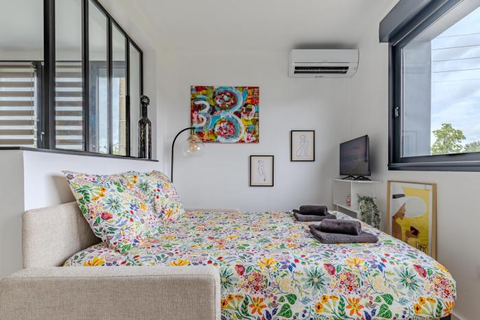 Studio Mérignac Centre- Parking - Airport 10min