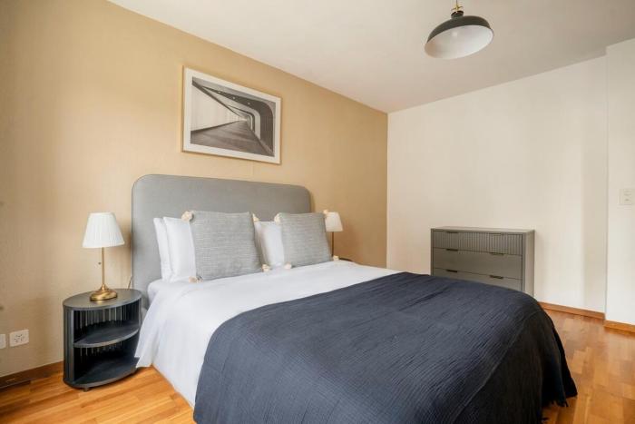 Blossom Suite Zürich 90 qm 3 Schlafzimmer Balkon & voll ausgestattete Küche