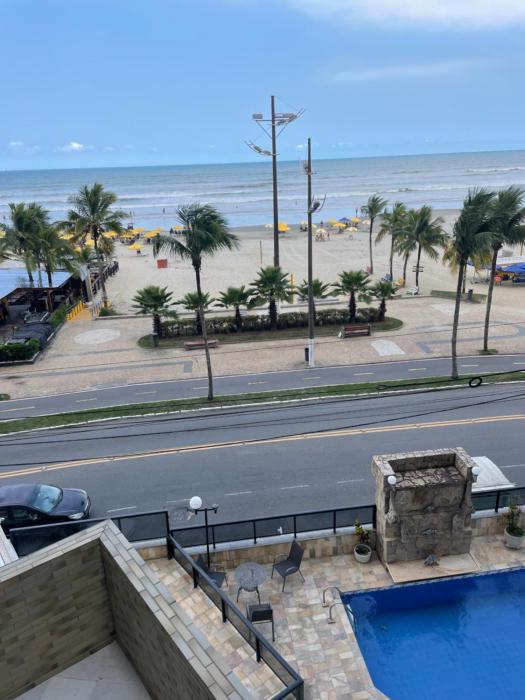 Vista Mar, Pé areia, Piscina para Crianças , 2Vagas, 2 Dort, 80Mt Apto, Aceita Pets, exatamente tudo Perto!