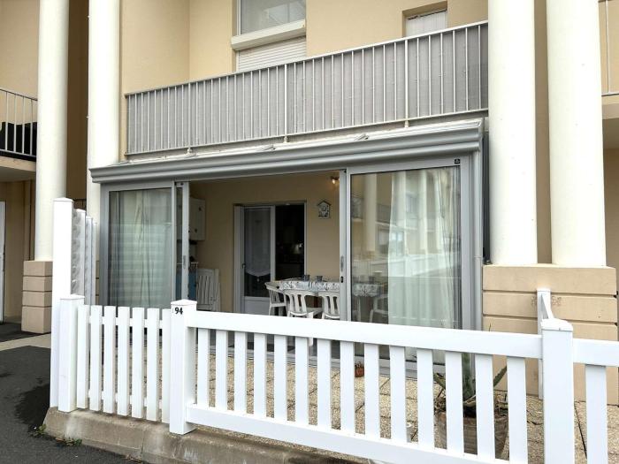 Appart T2 4 pers près plage avec terrasse, garage, St Hilaire de Riez - FR-1-224-819