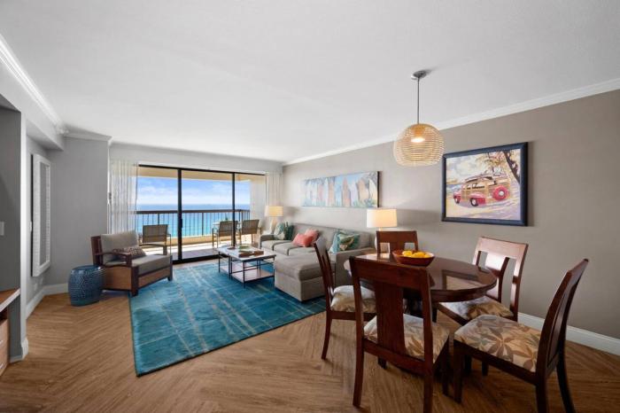 Luxury Oceanfront High Floor at Waikiki Beach Tower