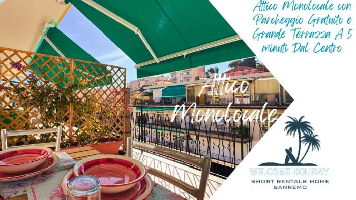 WH Tommy- Attico Monolocale con Parcheggio Gratuito e Grande terrazza - A 5 minuti dal centro - Wifi