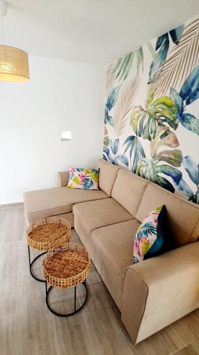 Modern BohoTropical apartment with terrace