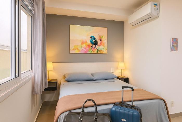 Sᴛᴜᴅɪᴏ Ibirapuera 212 - ᴄᴏᴍ ᴇsᴛᴀᴄɪᴏɴᴀᴍᴇɴᴛᴏ, Wɪ-Fɪ, Gʏᴍ, Tᴠ Sᴍᴀʀᴛ, Cᴏᴡᴏʀᴋɪɴɢ