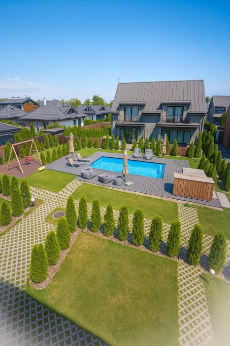 "Stella apartamentai" su baseinu prie jūros