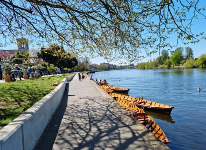 Sunny Riverside Victorian Flat