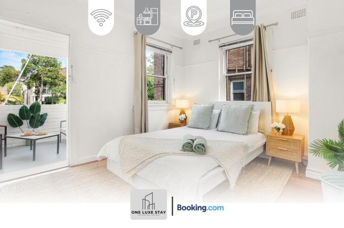Manly Getaway By One Luxe Stay Serviced Apartment & Vacation Rental Manly BEACH, Northern Beaches, Sydney With Free WiFi & Perfect for Families, Couples & Business Travellers