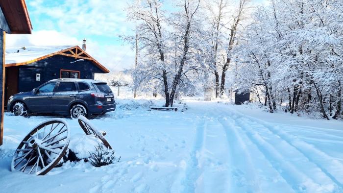 Cabaña acogedora en Shangrilá, Las Trancas, cerca de Termas de Chillán y pistas de ski