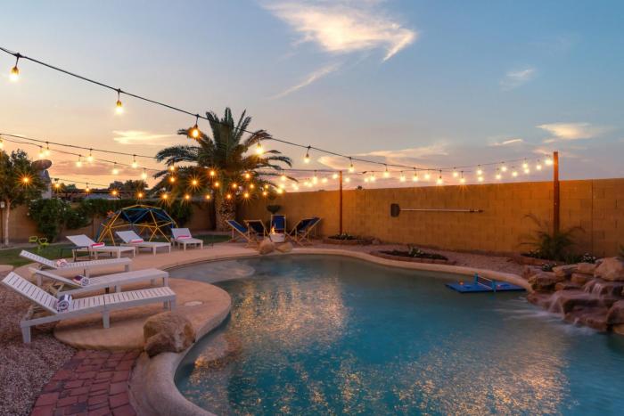 Serenity Splash Upscale Stay Pool Game Lounge