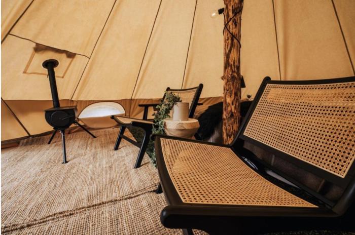 Cozy Lake View Tents