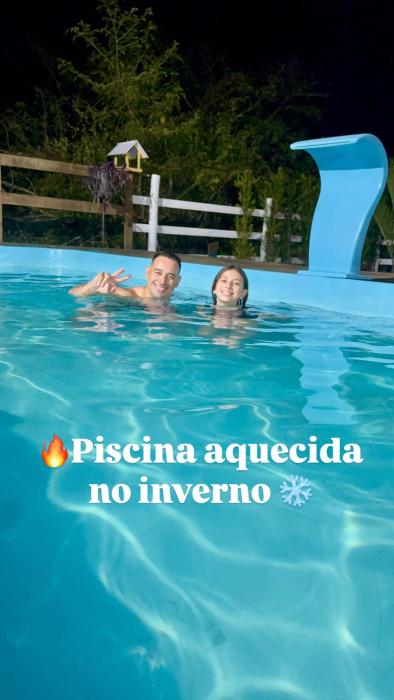 Sítio com piscina aquecida