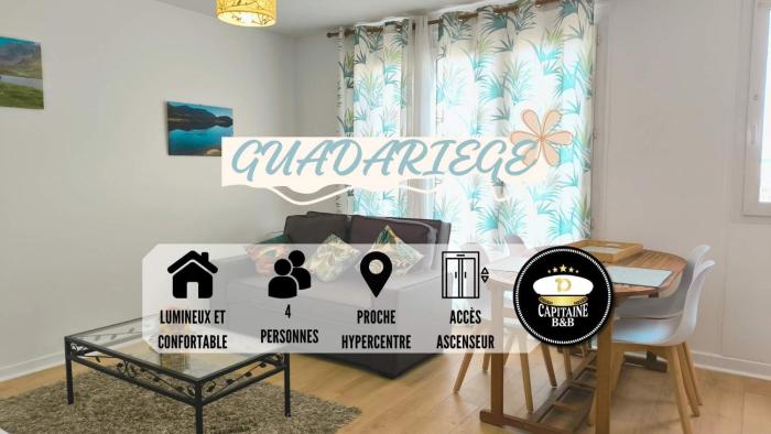 Guadariege - Proche Hypercentre - 4 personnes