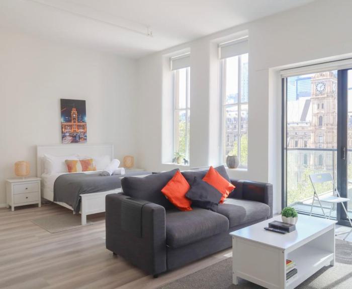 The Clocktower Light and Airy Studio on Bourke St