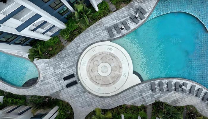 Endless white 2BR apartment-300m to NaiYang Beach