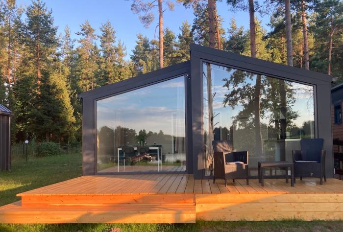 Makosieje Modern House - bon turystyczny,15 m od jeziora,ogrzewanie,wifi