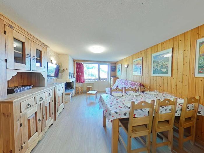 Appartement ensoleillé 3 pièces - 6 pers avec cheminée au Grand Bornand, proche des pistes - FR-1-241-117