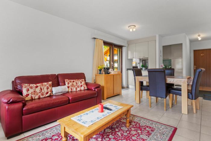 Vue, 2 terrasses & parking privé - Saas-Grund