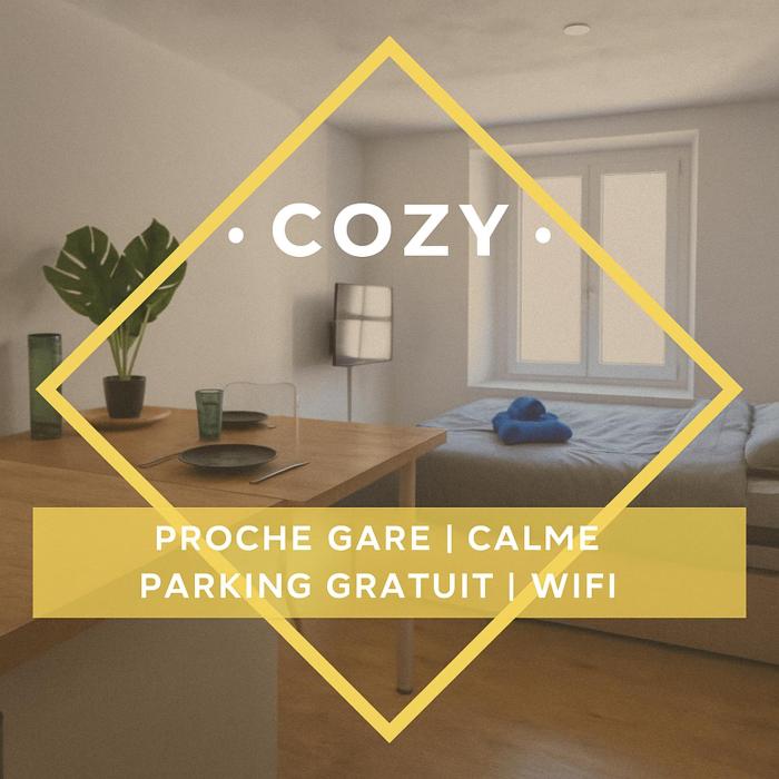 Le Nid Cozy à 2 Pas de la Gare St-Dié - Wifi - Calme