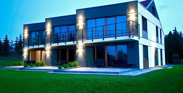 Złote Sady Apartamenty na Mazurach z widokiem na jezioro