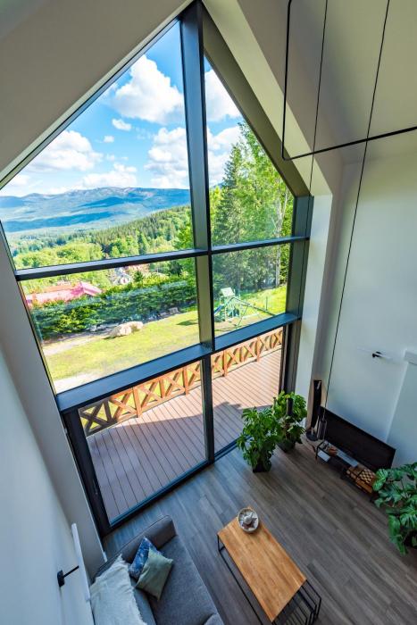 Dwupoziomowy, luksusowy Apartament Platinum - Sunny Slope Szklarska Poręba, Sauna, widok, ogród, taras, 3 łazienki, 2 do 8 osób