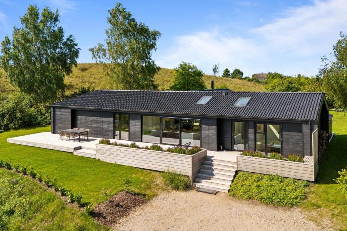Newly Buily Holiday Home In Handrup With Stunning Views Of The Rolling Landscape