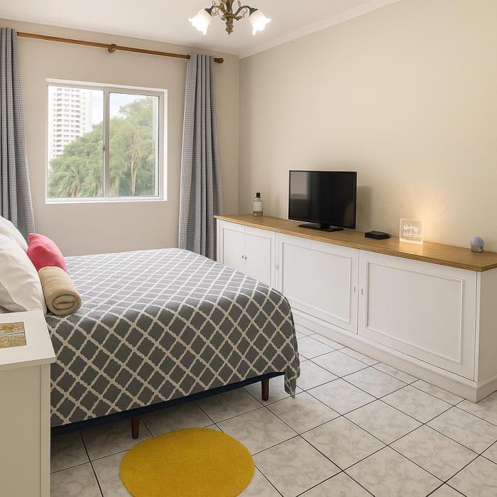 Tudo a pé sem stress, praia, comida e Shopping