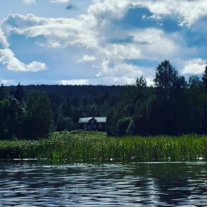 Traditional Swedish loghouse