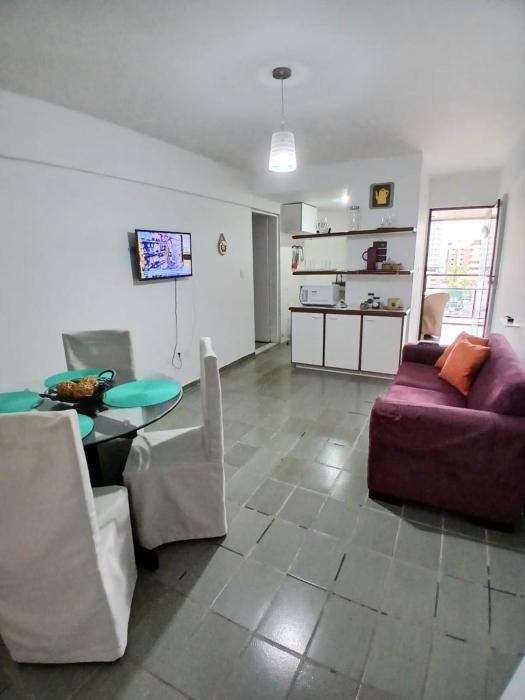 Praia de Ponta Verde em frente ao Trópico Hotel com garagem, Wi-fi, lavadora - Apto703