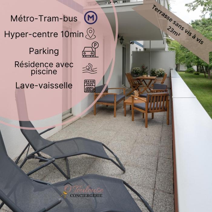 Horizon Paisible - Piscine et parking !