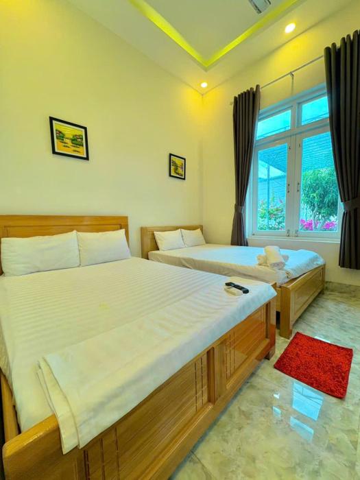 Đảo Bình Ba, căn hộ Trắng có BẾP, gần biển, không nhận khách quốc tế, 2 phòng đôi, nhận cọc trước mới giữ phòng