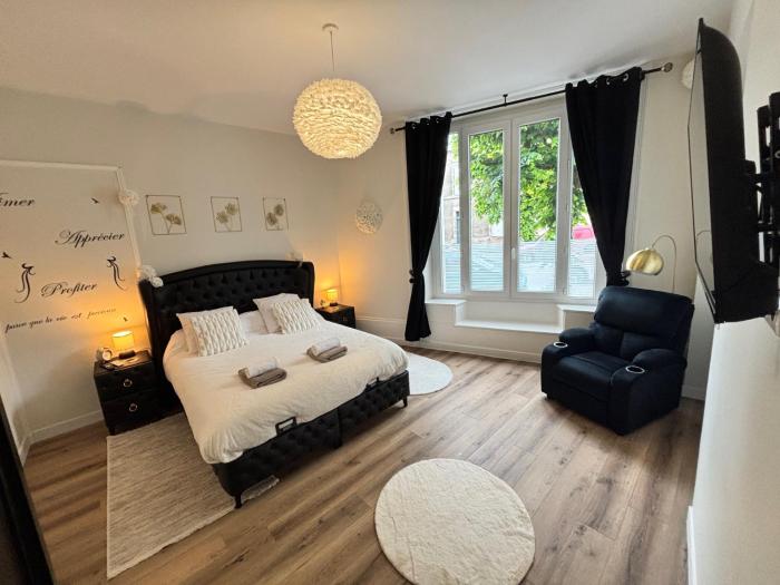 Appartement 1 Climatisé Séjour inoubliable,détente,bain-bulle,un coin de paradis ainsi quune terrasse au rdc