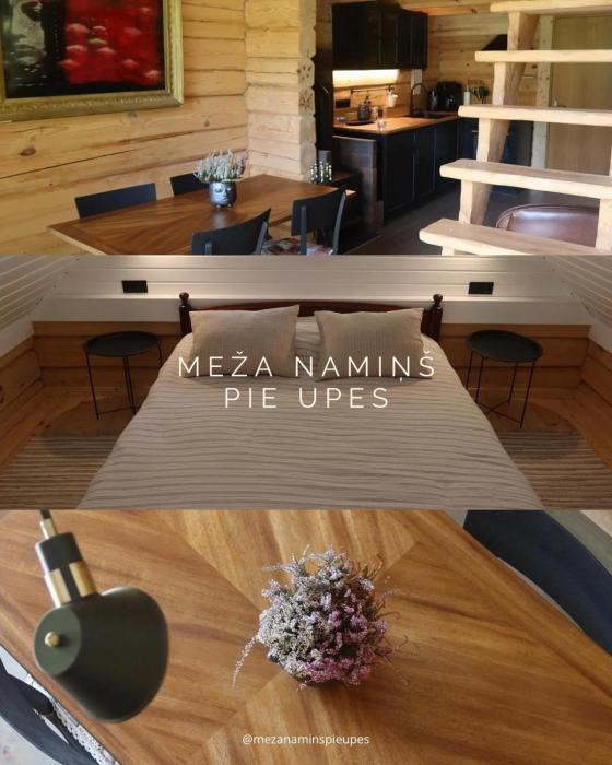 Meža namiņš pie upes