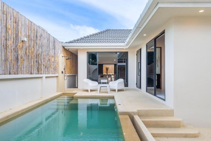 V211 Rooftop Zen 3BR Modern Pool Villa, Rawai