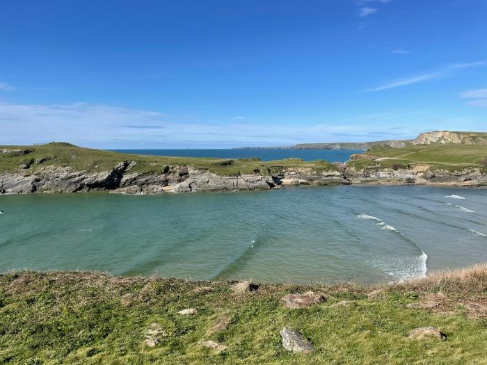 Glendorgal Sands - The best sea views in Cornwall