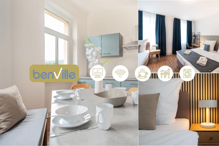 Benville Freital - 2 Schlafzimmer - Waschmaschine - WLAN - Zentral gelegen