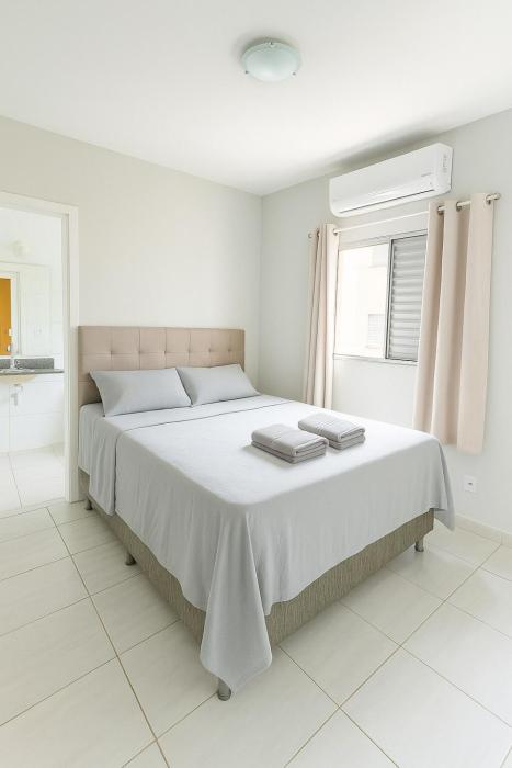 Apartamento c Ar condicionado 5 minutos UFU, Parque Sabia e Shopping