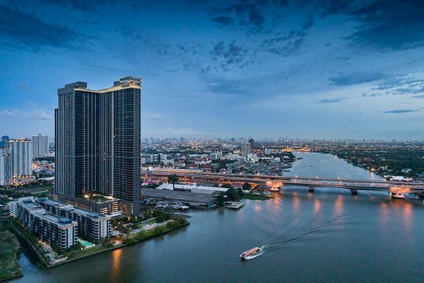 River view, 9-minute walk to Phra Nang Klao MRT, Ideal for a quiet and relaxing stay, Fully equipped with appliances