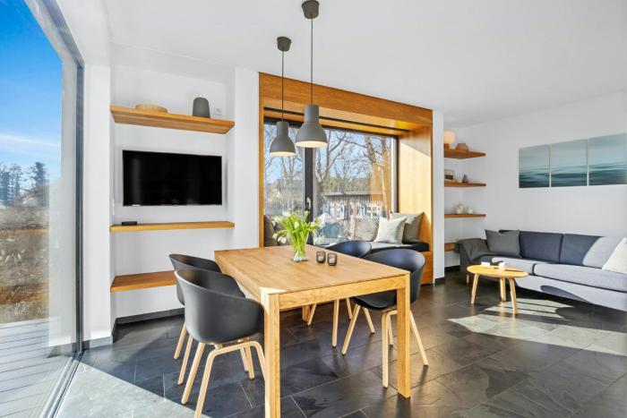 Light Flooded Holiday House On The Baltic Sea