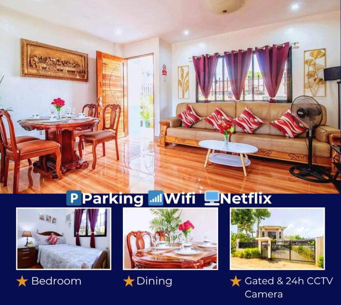 Home Away From Home 2BR Apartment 6 Minutes Drive to Grand Mall WiFi, Netflix & Free Parking