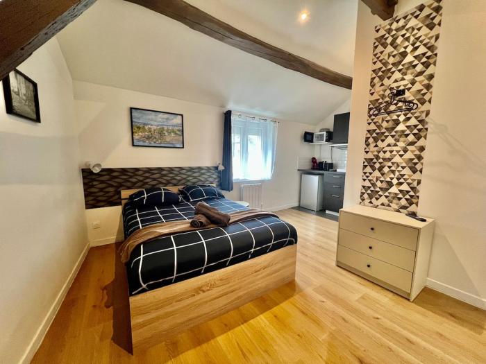 Studio Oslo-Charme & calme en Centre ville à pied avec parking gratuit