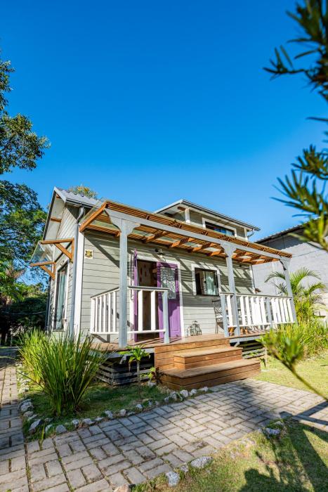 Refúgio Romântico - Lareira Externa, Rede suspensa, Netflix e Churrasqueira