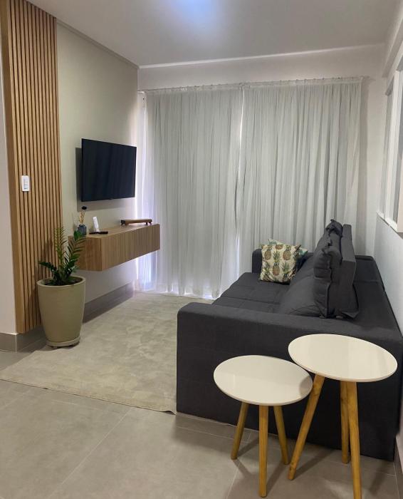 Apto Novo no Centro de Serra Negra com Garagem